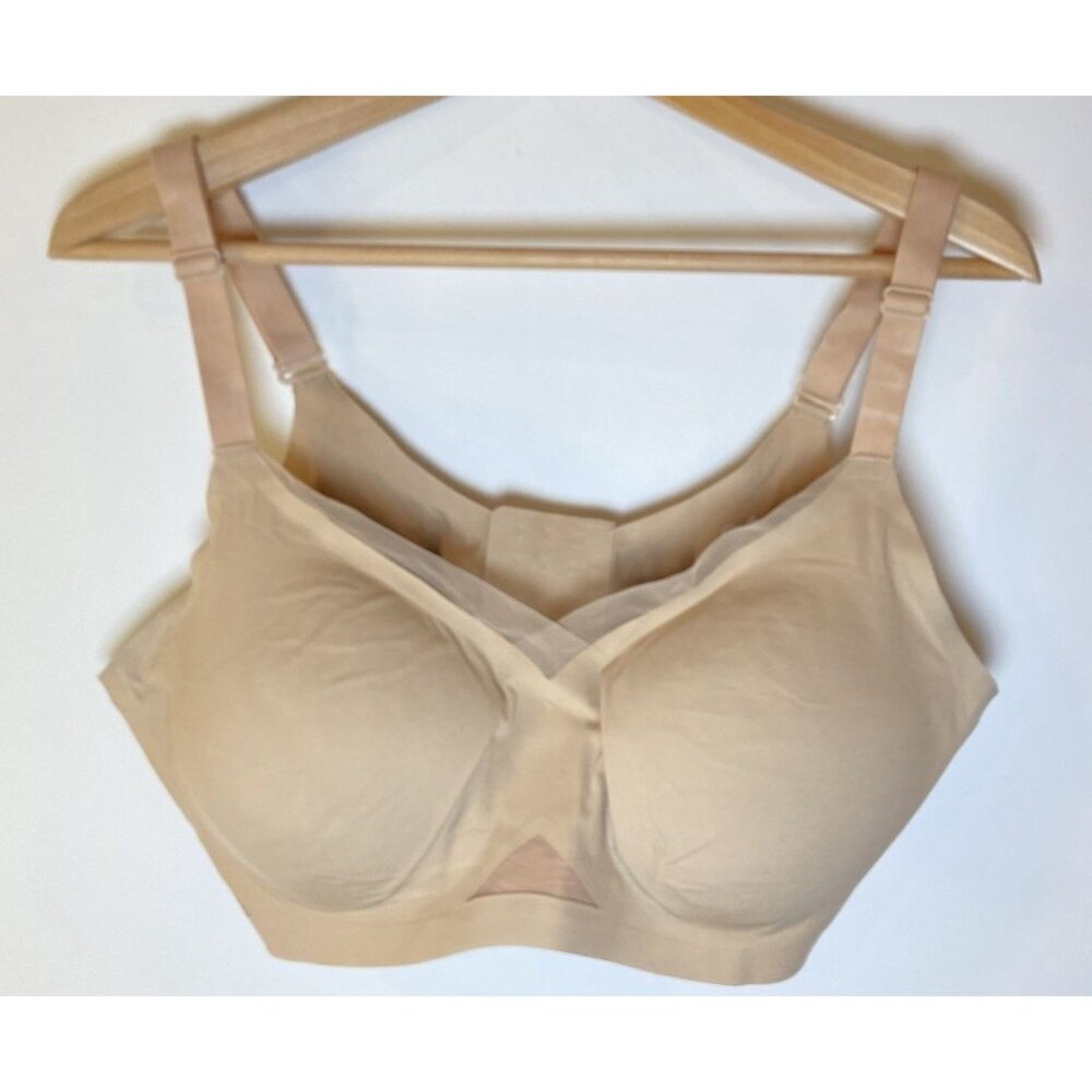 Honeylove Crossover Bra Wireless Nude Tan Size 2X